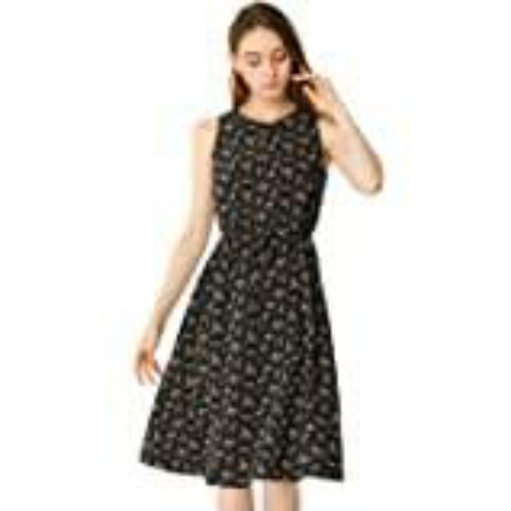 &Other Stories V-neck Black Dress